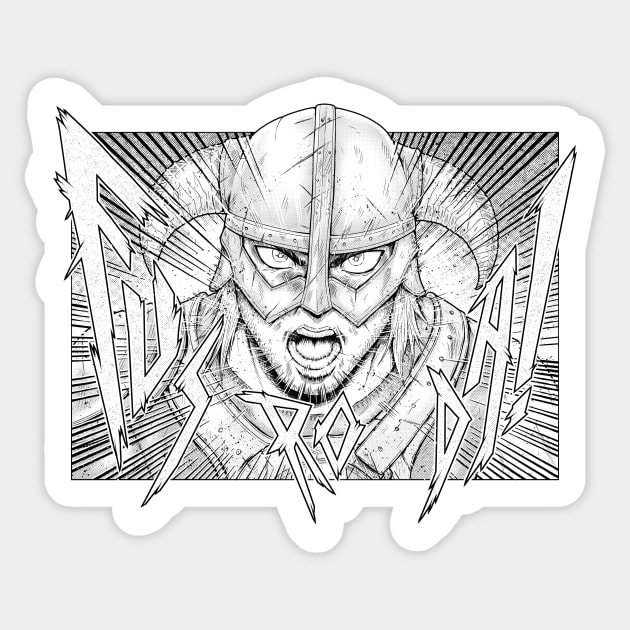 MANGA DRAGONBORN Sticker by Firebrander